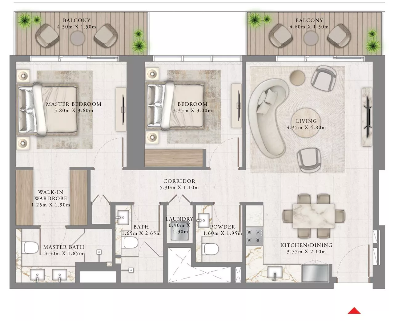 2 Bedroom